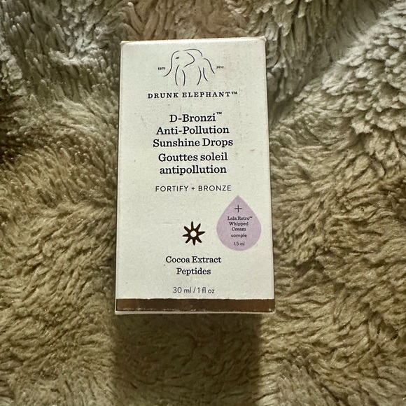 NIB New Drunk Elephant D-Bronzi Anti-Pollution Drops Bronzer Bronze Fortify - Picture 9 of 16